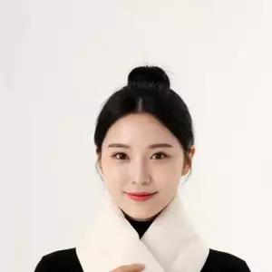 7컬러 소프트 패딩 머플러 포근한 벨벳 안감 패딩머플러