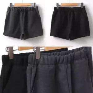 데일리 빅사이즈 기모 반바지 남자 겨울 따듯한 방한