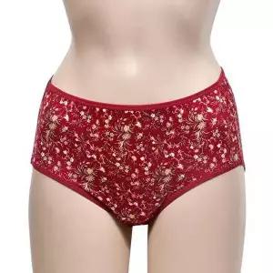 보엠 플라워 여성 아줌마 엄마 맥시 삼각팬티 편한-WD6B0A4
