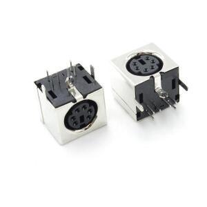10pcs 키보드 소켓 PS2 6P 보라색 녹색 마우스 6핀 커넥터