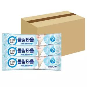 깨끗한나라 쿨링타올 페퍼민트향 1매 50개