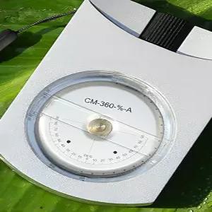 휴대용 경사계 아날로그 클라이노미터 등산고도 측량각도 측정도구 야외활동용
