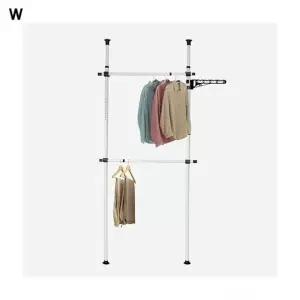 고품질 25파이 행거 2단 드레스룸 다용도행거 (WE21ADF)