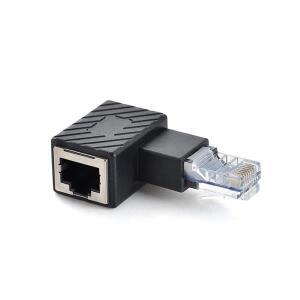 위아래 좌측 직각 이더넷 어댑터 90도 270도 RJ45 8P8C 수