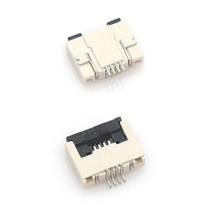 10/50/100개 FPC FFC 플랫 케이블 연결 0.5mm 피치 클램쉘 소켓 다양한핀 수 4P-22P 전자 제품용