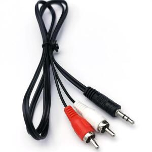 3.5mm 잭-2 RCA 오디오 케이블 스테레오 남성-2RCA 남성 동축 Aux 케이블-TV 사운드 PC 노트북 Mp3 스피커