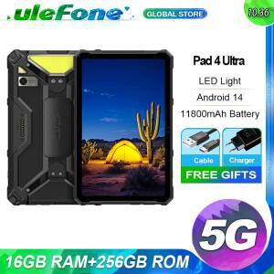 Ulefone 아머 패드 4 울트라, 16GB RAM, 256GB ROM, 5G 러기드 태블릿, 11800mAh, 10.36 인치, 안드로이드