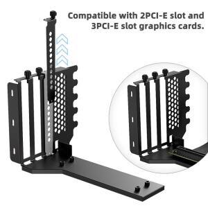 PCI-E 4.0 그래픽 카드 수직 장착 브래킷 200mm 3.0 x16 연장 케이블 홀더 GPU 키트