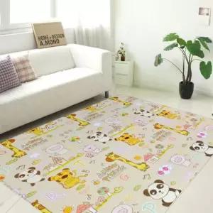 140x200 양면 PVC 거실 베란다 깔개 놀이방매트 어린이집 유아방 메트 바닥쿠션 소음방지