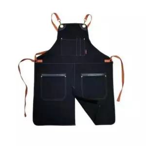 아티스트 앞치마 특대 검정 면 78x102 AP-XL-BK 산돌