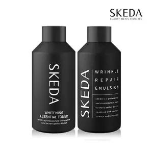[스케다] 링클 앤 화이트닝 럭셔리 2종세트(토너135ml + 링클 리페어 에멀젼 135ml)