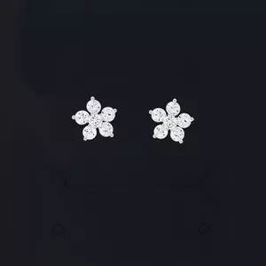 (실버) 카시아 미니 꽃 귀걸이