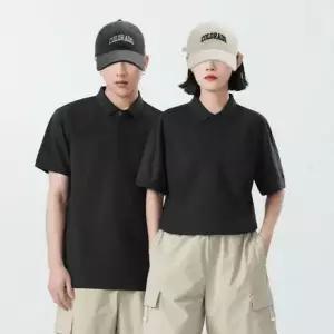 데일리 카라티 무지 반팔티셔츠 편안한 커플 여름 반팔 카라 티셔츠