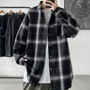 남성 체크 긴팔 셔츠 가을 간절기 캐주얼 남방 데일리룩 20대 30대 남자