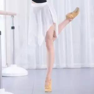 부드러운 쉬폰 발레 스커트 우아한 가벼운 치마 웨어