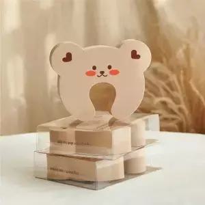 Ins 곰 문 손잡이 충돌 방지 방 안티 핀치 안전 도어 중지 침실 닫기 유물