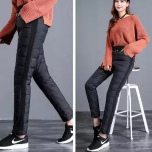 여자패딩바지 여성 오리털바지 방한바지 여자커플 다세코 겨울펜츠