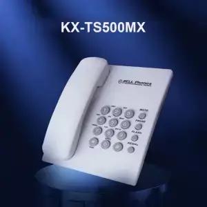 유선전화기 기본 KX-TS500MX 가정용 사무실 호텔용 흰색 검정색 데스크탑 아날로그