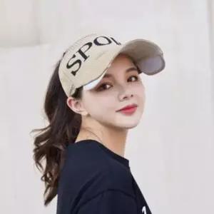 [패션소품] 골프모자 여성용 여름 스포츠 썬캡 베이지 선캡모자 등산모자 낚시모자