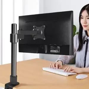 쿨샵 싱글 모니터암 높이조절 미우 180도 노트북 듀얼