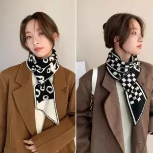 [패션소품] 머플러 데일리 크로스 기본 클래식 머플러 니트 패션소품