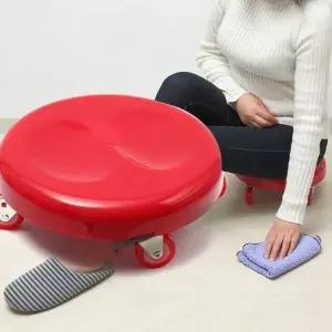 효도 청소의자 고급형/물건이동 걸레질 무 바퀴달린