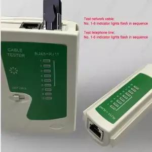 UTP LAN 케이블 테스터 RJ45 네트워크 Cat5 네트워킹 와이어 전화선 감지기 추적기 도구