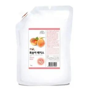 아임요 복숭아 스무디 베이스 1kg 복숭아베이스 원액
