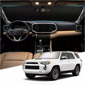 수납 가방이 있는 자동차 윈드실드 선쉐이드 도요타 2019-2025 RAV4와 호환되는 접이식 실내 온도를 낮추기