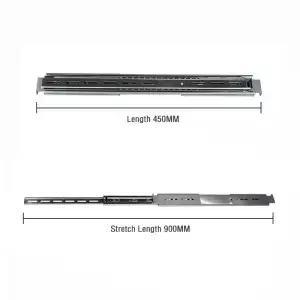 PC 서버 케이스 가이드 레일 19 인치 랙 산업용 캐비닛 동적 450mm 네트워크 1U 2U 3U 4U 섀시