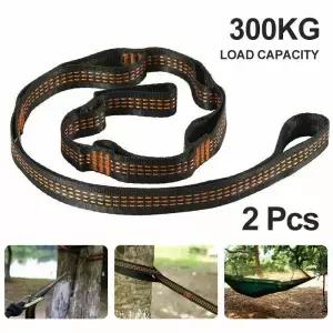 2Pcs 높은 베어링 용량 해먹 스트랩 600lbs 파열 강도 폴리 에스터 벨트 로프 5 링 Correias De Poliester