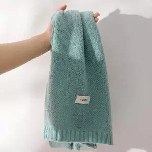 목도리 단색 무지 뜨개 커플 니트 데일리 남녀공용