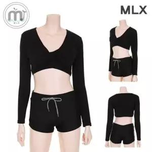 (MLX) 여자 크롭탑 꼬임 기능성 탑 브라탑 요가복-DM_406