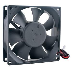 ACP8025 80mm 냉각 팬 80x80x25mm DC 5V/12V/24V 섀시 전원 주파수 변환기 컴퓨터 케이스용 2핀 축류