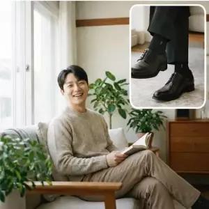 [패션] 남성 정장양말 10족 택1 황토양말 사계절 장목 보슈아 신사양말