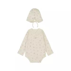 에뜨와 ETTOI 코크배내수트모자SET 07T117/출산,신생아 백일선물,긴팔우주복,바디수트,말띠 07T117981 1036