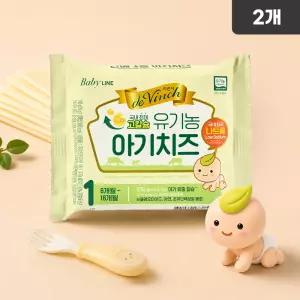 [냉장] 드빈치 자연방목 아기치즈 1단계 180g, 2개