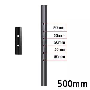 TV거치대 천장형 봉 (500mm 연결) (블랙)TV브라켓 천정브래킷 TV고정 TV TV마운트 TV걸이 티비 모니터 터걸