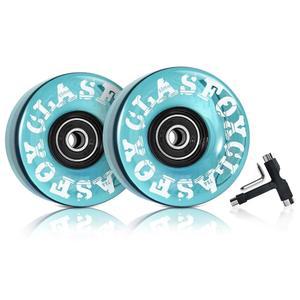 CLAS FOX 78A 실내 또는 실외 65X35MM 쿼드 롤러 스케이트 휠(ABEC-9 베어링 8개 포함)