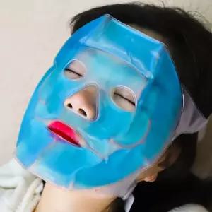 얼굴찜질팩 냉온 아이스 찜질팩 찍찍이 부착식 얼굴냉팩 얼굴온팩