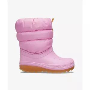 CROCS KIDS 클래식 네오 퍼프 부츠 키즈_핑크 트위드 458671