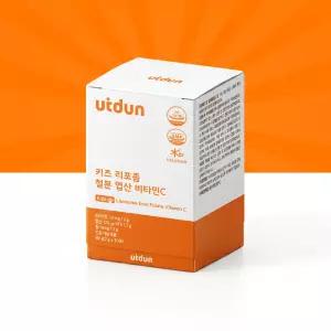 UTDUN 키즈 리포좀 철분 엽산 비타민C 두돌 아기 유아 어린이 초등학생 중학생 철분제 1BOX