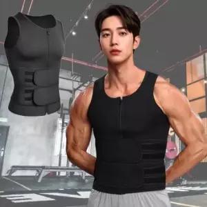 복부보정나시 남녀공용 허리보호대 복부 2중밴드 보정조끼 헬스용품