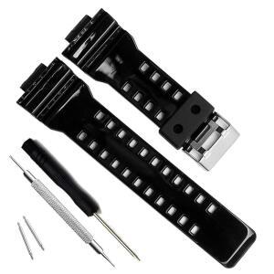 카시오 남성용 OLIBOPO 천연 수지 교체 시계 밴드 스트랩 G-SHOCK GD120 /GA-100 /GA-110 /GA-100C