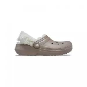 CROCS KIDS 클래식 플리스 라인드 클로그플리스 스트랩 토들러 -머쉬룸 458969