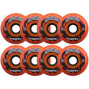 트론엑스 야외 포장 아스팔트 힐로 4-76MM / 4-80MM 85A 인라인 롤러 하키 휠 8팩