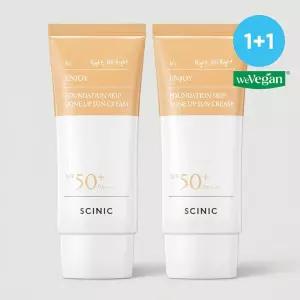 싸이닉 엔조이 파데스킵 톤업 선크림 50g 더블 기획