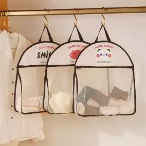 [하프클럽/]옷걸이 벽장 수납 정리 메쉬 주머니