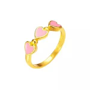 [삼성금거래소 MELORA] R컬렉션 24K 컬러풀 하트 반지 3.75g