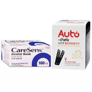 오토첵 혈당시험지 50매+솜100매 당체크지 임당  D